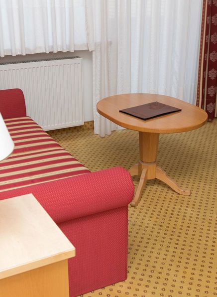 Soggiorno della Superior Suite Mutspitz