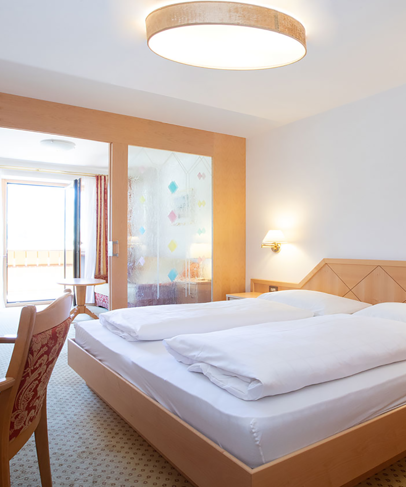 Suite Mutspitz 356 con camera da letto e soggiorno separati e balcone