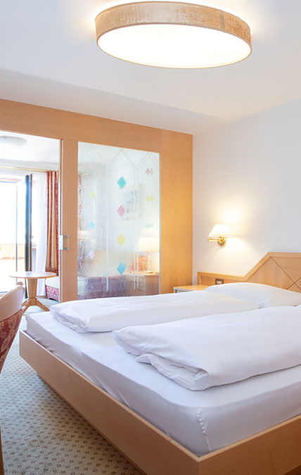 Suite Mutspitz 356 con camera da letto e soggiorno separati e balcone