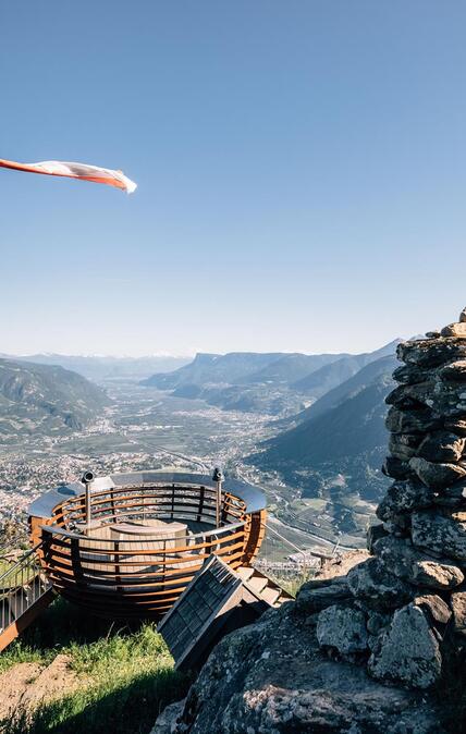 Things to see in Tirolo near Merano: the Hochmuth viewing platform